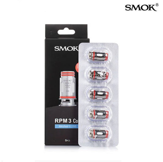 RPM 3 Mesh 0.15ohm coil 5pcs pack